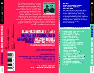 Fitzgerald, Ella – Ella Swings Brightly With Nelson | 8436542010092 | extra productbeeld
