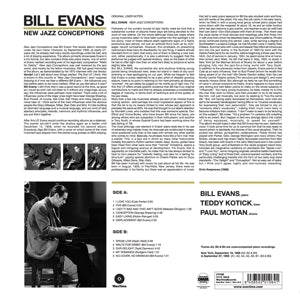 Evans, Bill – New Jazz Conceptions | 8436542010641 | extra productbeeld