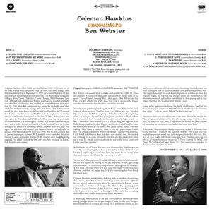 Hawkins, Coleman – Encounters Ben Webster | 8436542010672 | extra productbeeld
