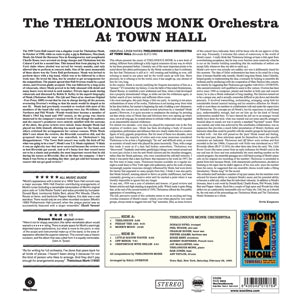 Monk, Thelonious -Orchestra- – At Town Hall | 8436542010764 | extra productbeeld