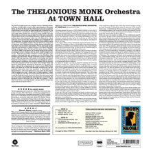 Monk, Thelonious -Orchestra- – At Town Hall | 8436542010764 | extra productbeeld