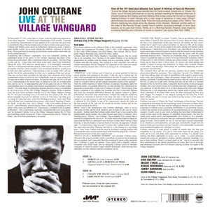 Coltrane, John – Live At the Village Vanguard | 8436542011051 | extra productbeeld