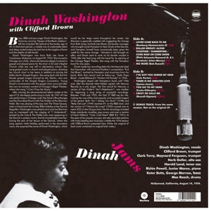 Washington, Dinah & Clifford Brown – Dinah's Jams | 8436542011129 | extra productbeeld