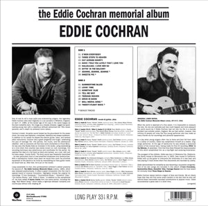 Cochran, Eddie – Memorial Album | 8436542011389 | extra productbeeld