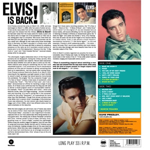 Presley, Elvis – Elvis is Back! | 8436542011983 | extra productbeeld