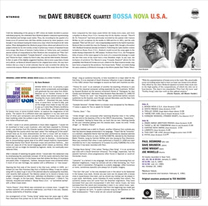 Brubeck, Dave Quartet, the – Bossa Nova Usa | 8436542012454 | extra productbeeld