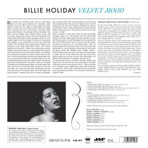 Holiday, Billie – Velvet Mood | 8436542015080 | extra productbeeld