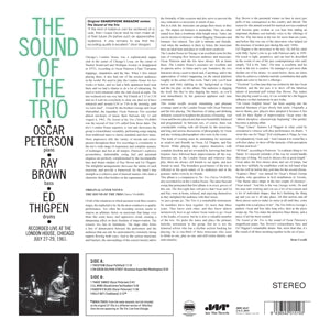 Peterson, Oscar – The Sound of the Trio | 8436542015103 | extra productbeeld