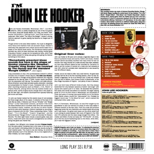 Hooker, John Lee – I'm John Lee Hooker | 8436542015318 | extra productbeeld