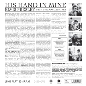 Presley, Elvis – His Hand In Mine | 8436542016681 | extra productbeeld