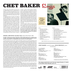 Baker, Chet – Chet Baker Sings | 8436542017770 | extra productbeeld