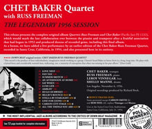 Chet Baker Quartet – Legendary 1956 Session | 8436542017985 | extra productbeeld