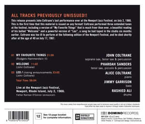Coltrane, John – Last Performance At Newport | 8436542019552 | extra productbeeld