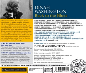 Dinah Washington – Back To the Blues | 8436542019620 | extra productbeeld