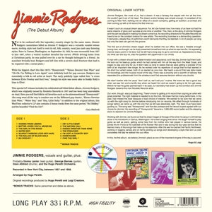 Rodgers, Jimmie – Jimmie Rodgers | 8436542019774 | extra productbeeld