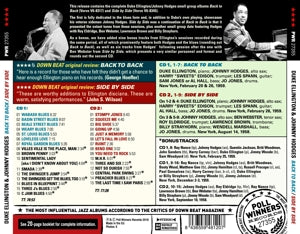 Ellington, Duke & Johnny Hodges – Back To Back/Side By Side | 8436559461207 | extra productbeeld