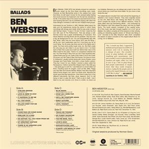 Webster, Ben – Ballads | 8436559462273 | extra productbeeld
