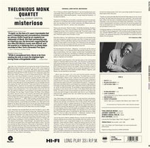 Monk, Thelonious – Misterioso | 8436559463324 | extra productbeeld