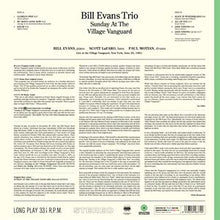 Bill Evans Trio – Sunday At the Village Vanguard | 8436559463799 | extra productbeeld
