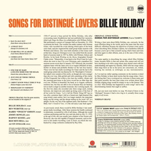 Holiday, Billie – Songs For Distingue Lovers | 8436559465380 | extra productbeeld