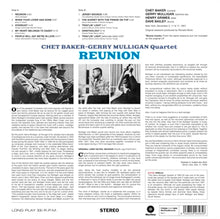 Baker, Chet & Gerry Mulligan -Quartet- – Reunion | 8436559465656 | extra productbeeld