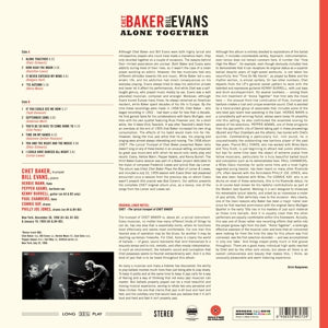 Baker, Chet & Bill Evans – Alone Together | 8436559465724 | extra productbeeld