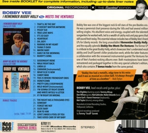 Vee, Bobby – I Remember Buddy Holly + Meets the Ventures | 8436559468015 | extra productbeeld