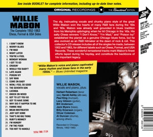 Mabon, Willie – Wow! I Feel So Good - the Complete 1952-1962 Ches, Formal & Usa Sides. | 8436559468138 | extra productbeeld