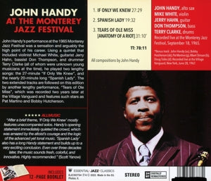 John Handy's Quintet – At the Monterey Jazz Festival | 8436559468770 | extra productbeeld