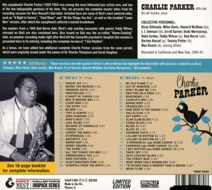 Parker, Charlie – Complete Dial Masters | 8436563182808 | extra productbeeld
