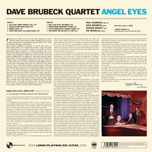 Brubeck, Dave – Angel Eyes | 8436563185120 | extra productbeeld