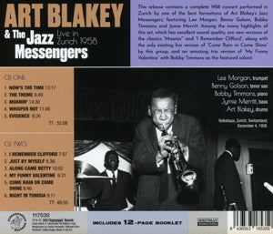 Blakey, Art & the Jazz Messengers – Live In Zurich 1958 | 8436563185359 | extra productbeeld