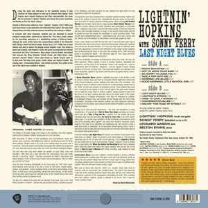 Hopkins, Lightnin' & Sonny Terry – Last Night Blues | 8436563185731 | extra productbeeld