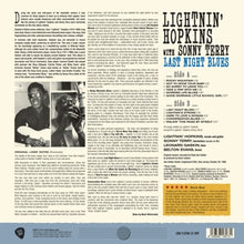 Hopkins, Lightnin' & Sonny Terry – Last Night Blues | 8436563185731 | extra productbeeld