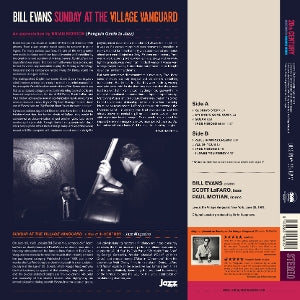 Evans, Bill – Sunday At the Village Vanguard | 8436563186127 | extra productbeeld