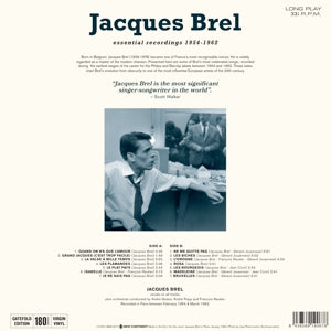 Brel, Jacques – Essential Recordings 1954-1962 | 8436569190678 | extra productbeeld