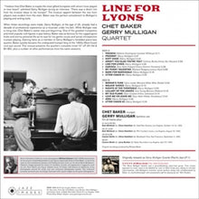 Baker, Chet & Gerry Mulligan -Quartet- – Line For Lyons | 8436569191040 | extra productbeeld