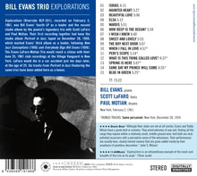 Evans, Bill – Explorations | 8436569191866 | extra productbeeld