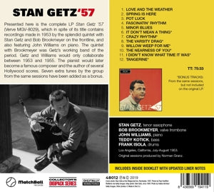 Getz, Stan – Stan Getz '57 | 8436569194119 | extra productbeeld