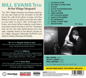 Bill Evans Trio – Village Vanguard Sessions | 8436569194188 | extra productbeeld