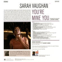 Vaughan, Sarah & Quincy Jones – You're Mine You | 8437012830776 | extra productbeeld
