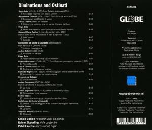 Coolen – Diminutions and Ostinati | 8711525523302 | extra productbeeld