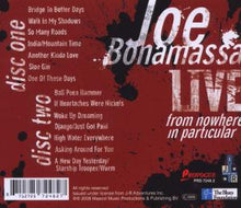 Bonamassa, Joe – Live - From Nowhere In Particular | 8712725724827 | extra productbeeld