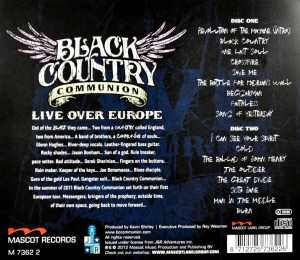 Black Country Communion – Live Over Europe | 8712725736226 | extra productbeeld