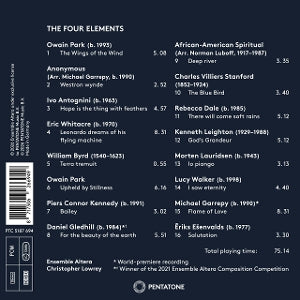 Altera, Ensemble & Ensemble Altera – The Four Elements | 8717306266949 | extra productbeeld