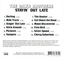 Dawn Brothers – Stayin' Out Late | 8717931330640 | extra productbeeld