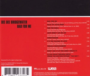 Dee Dee Bridgewater, Irvin May – Bad For Me | 8718627233535 | extra productbeeld