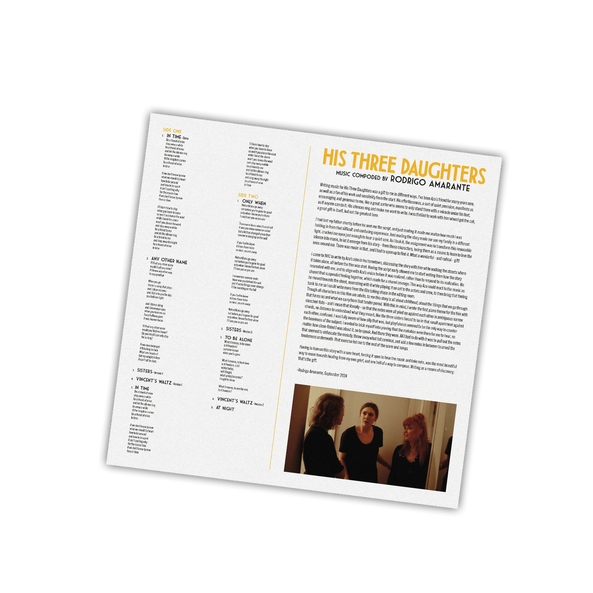 Amarante, Rodrigo – His Three Daughters | 8719262037823 | extra productbeeld
