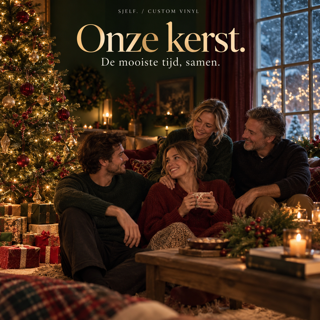 Voorkant van de hoes: Onze kerst.