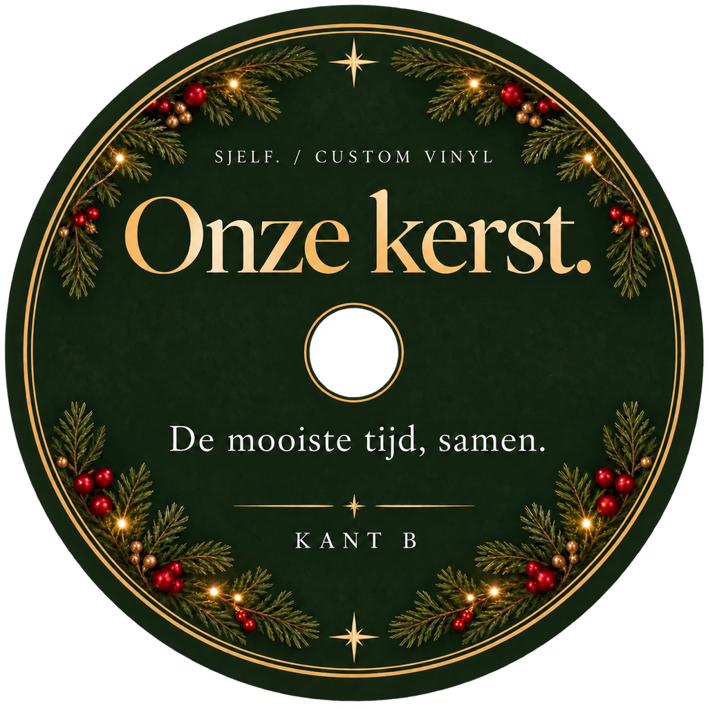 Middenlabel kant B: Onze kerst.